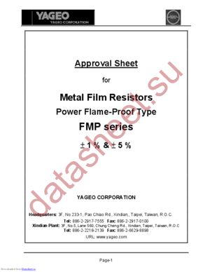 FMP300JR-73-100K datasheet  