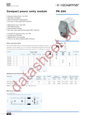 FN281-2-06 datasheet  