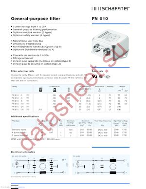 FN610B-10-06 datasheet  