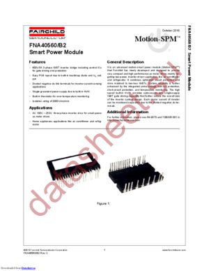 FNA40860 datasheet  