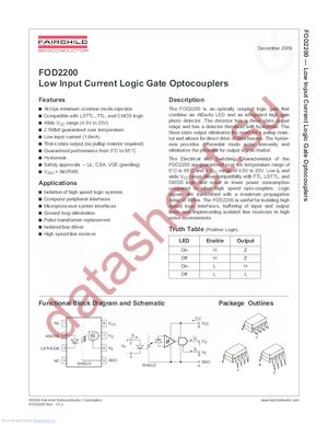 FOD2200V_NL datasheet  