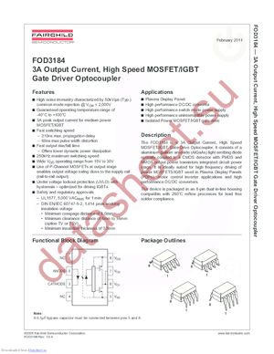 FOD3184TSR2V datasheet  