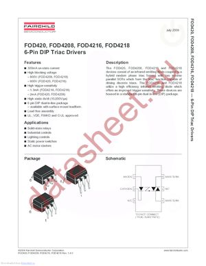 FOD4216SD datasheet  