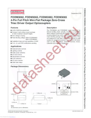 FODM3062R2 datasheet  