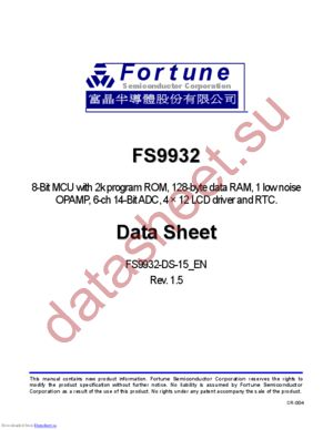 FS9932 datasheet  