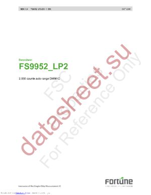 FS9952 datasheet  