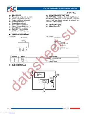 FSP3300 datasheet  