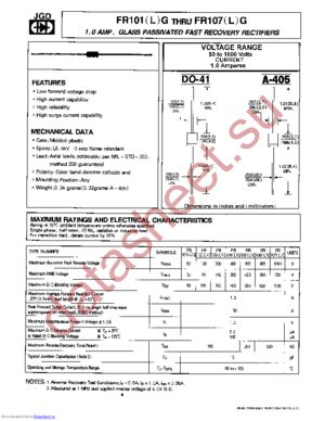 FR107LG datasheet  