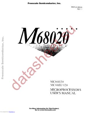 M68020 datasheet  