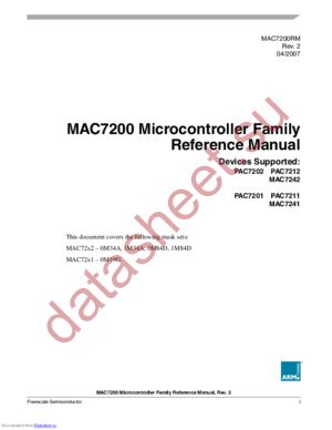 MAC7200 datasheet  
