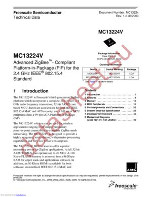MC13224VR2 datasheet  