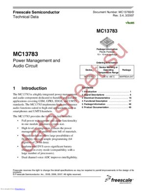 MC13783 datasheet  