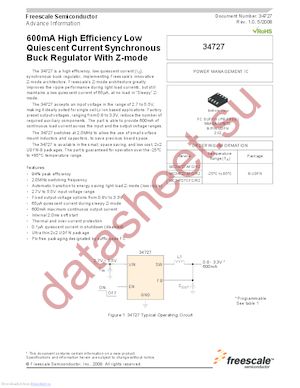 MC34727BFC datasheet  