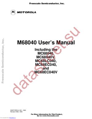 M68040 datasheet  