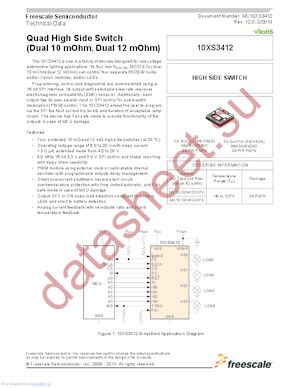MC10XS3412DHFK datasheet  