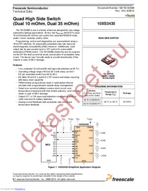 MC10XS3435BPNAR2 datasheet  