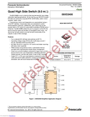 MC09XS3400AFKR2 datasheet  