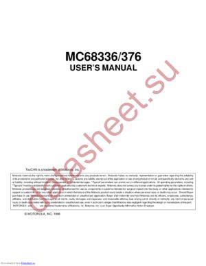 MC68376BACAB20 datasheet  