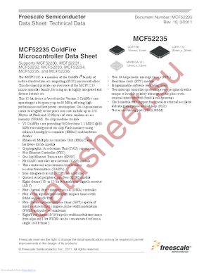 MCF52233CVM60J datasheet  