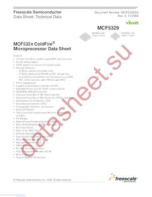 MCF5327 datasheet  
