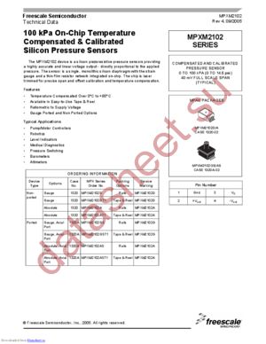 MPXM2102G datasheet  