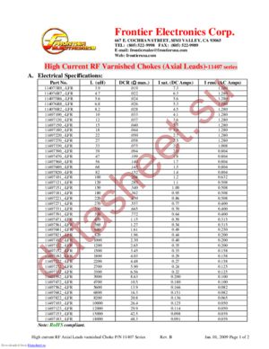 11407101-LFR datasheet  