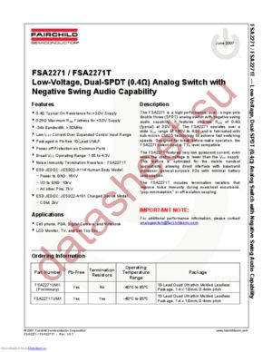 FSA2271 datasheet  