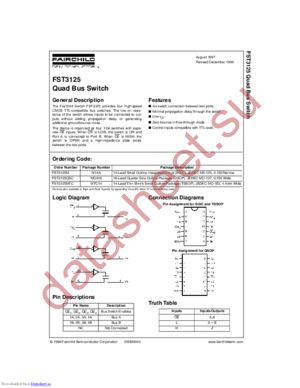 FST3126CW datasheet  