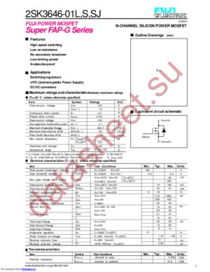 K3645 datasheet  