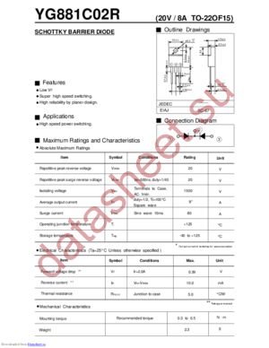 YG881C02R datasheet  