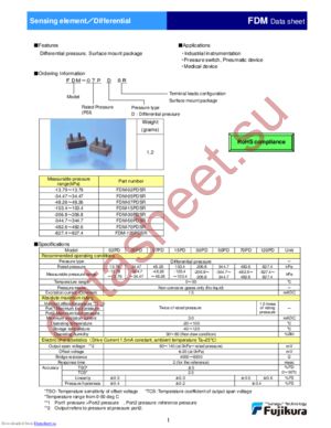 FDM-05PDSR datasheet  