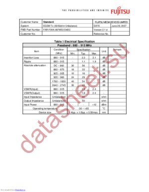 FAR-F5KA-897M50-D4DC datasheet  