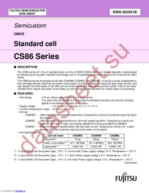 CS86ML datasheet  