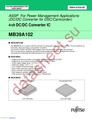 MB39A102PFT datasheet  