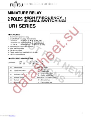 UR1-12W-K datasheet  