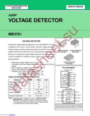 MB3761P datasheet  