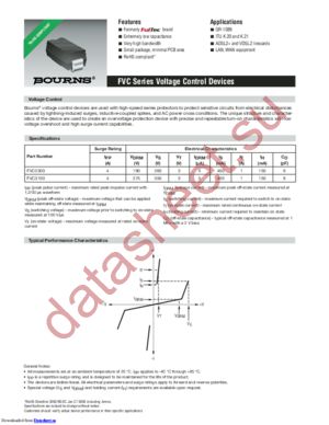 FVC3100 datasheet  