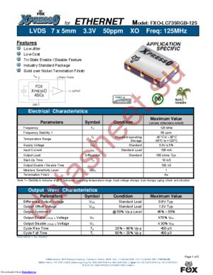 FXO-LC735R-600.0-699.99 datasheet  