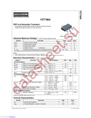 FZT790A_NL datasheet  