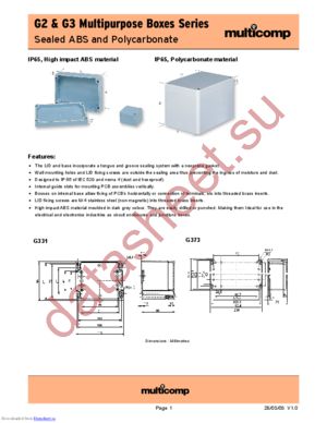 G366 datasheet  