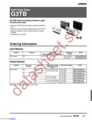 G3TBODX03PUSDC524 datasheet  
