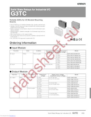 G3TC-IAC24A AC/DC 240 datasheet  