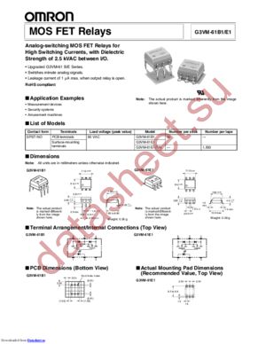 G3VM-2FL datasheet  