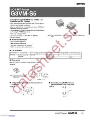 G3VM-S5_10 datasheet  