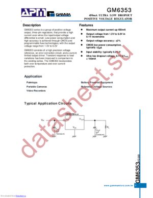 GM6353 datasheet  