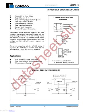 GM6611 datasheet  