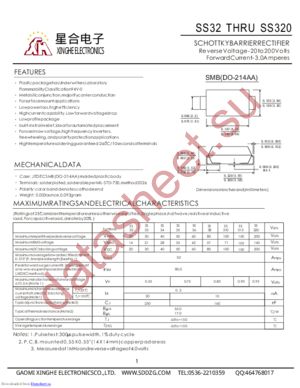 SS320 datasheet  