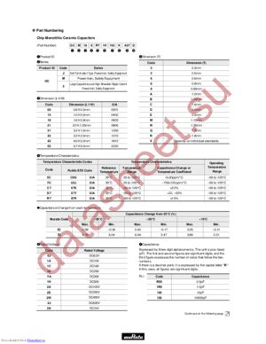 GCM188R71H682KA37D datasheet  