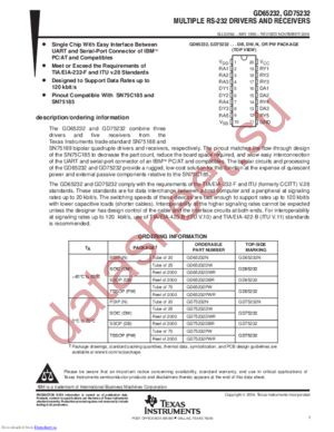 GD75232NE4 datasheet  