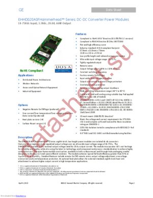 EHHD020A0F64Z datasheet  